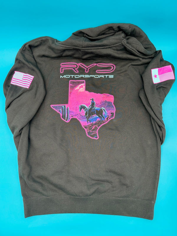 Texas Themed Neon Hoodie