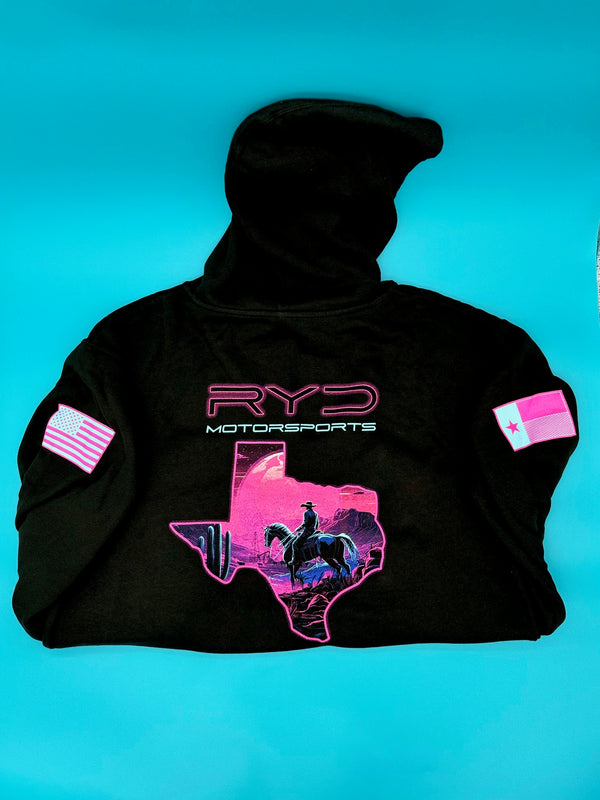 Texas Themed Neon Hoodie