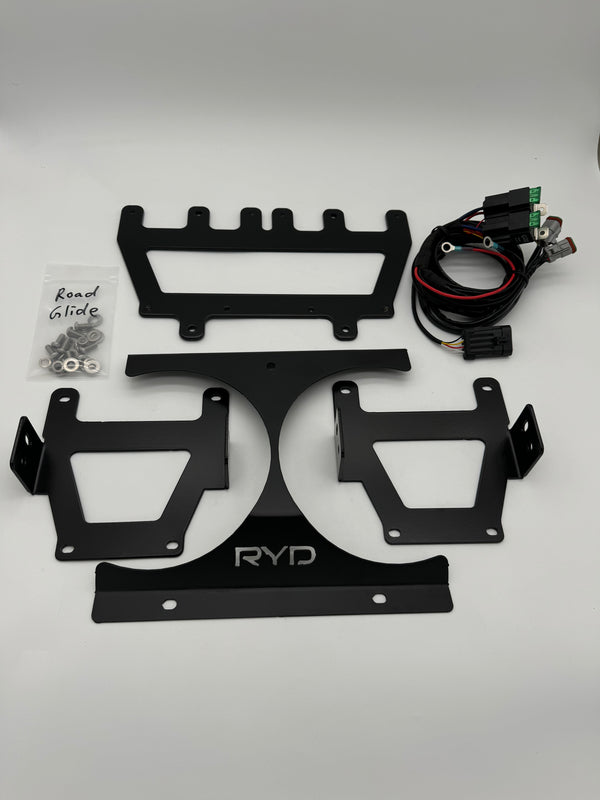 2014-2022 Harley Davidson Road Glide LED Pod Headlight Kit