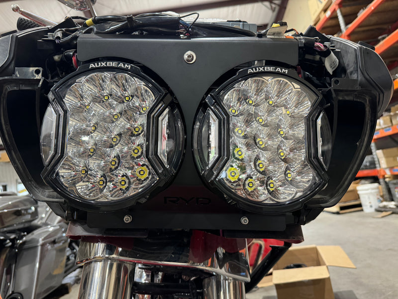 2014-2022 Harley Davidson Road Glide LED Pod Headlight Kit